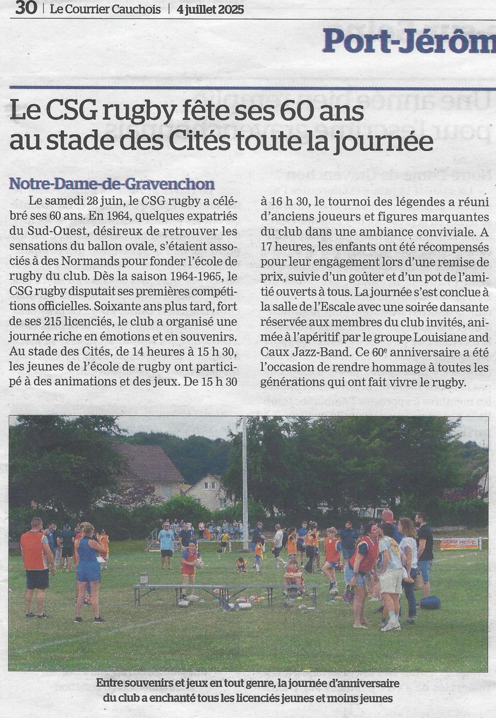 2025 06 28 60 ans csg rugby gravenchon cc